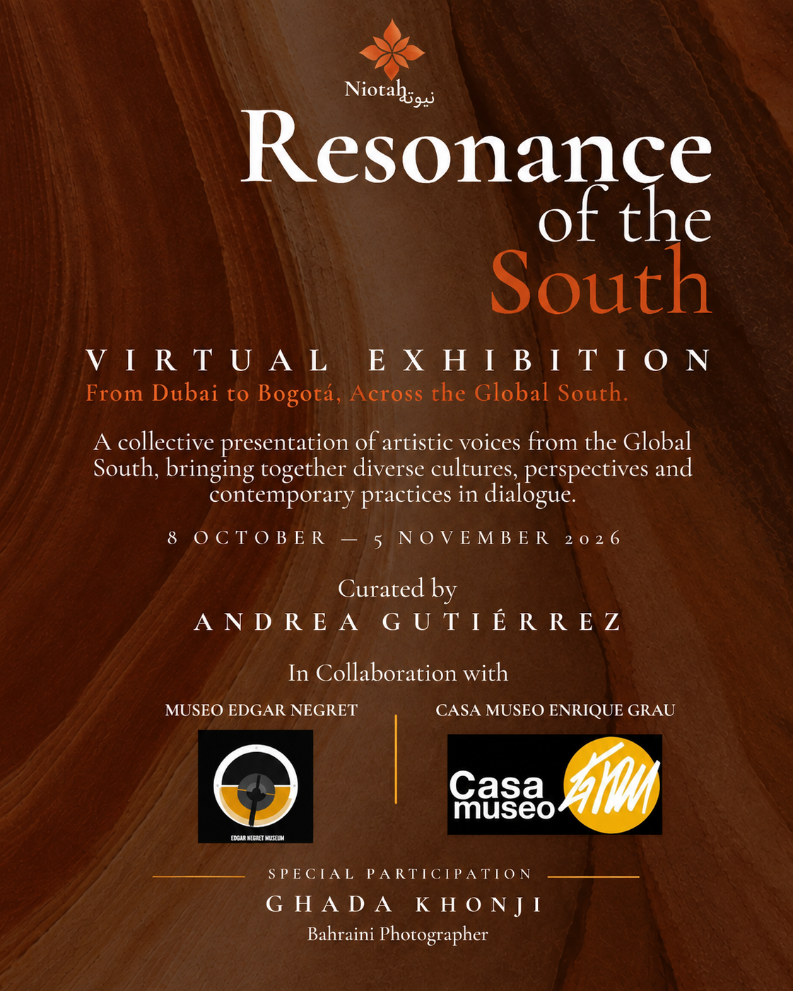 Resonance of the South — live virtual exhibition